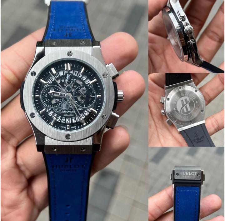 Hublr Watch with Master Lock And Date Working Premium Quality (Perfect Gift For Men)