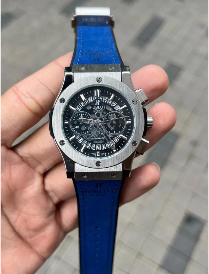 Hublr Watch with Master Lock And Date Working Premium Quality (Perfect Gift For Men)