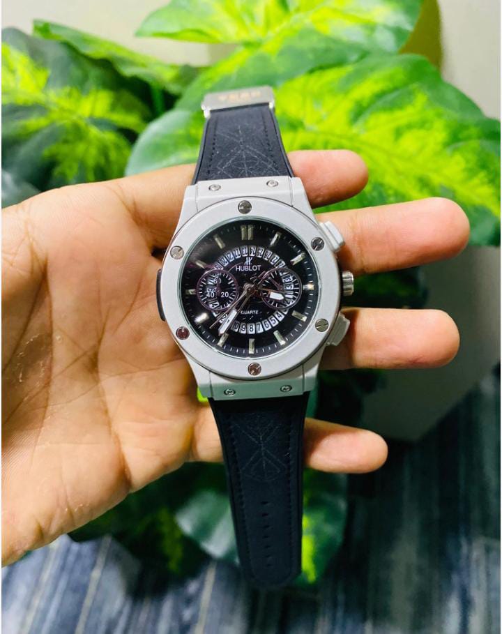 Hublr Watch with Master Lock And Date Working Premium Quality (Perfect Gift For Men)